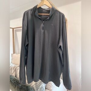 Texas Standard Charcoal Gray Quarter-Zip Pullover